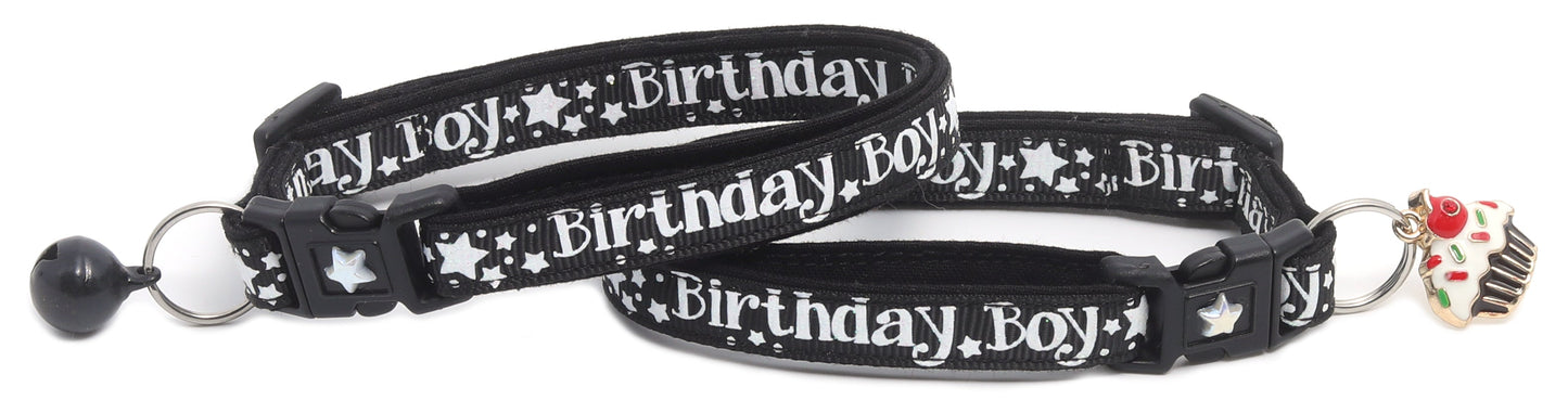 Birthday Boy Breakaway Cat Collar-3