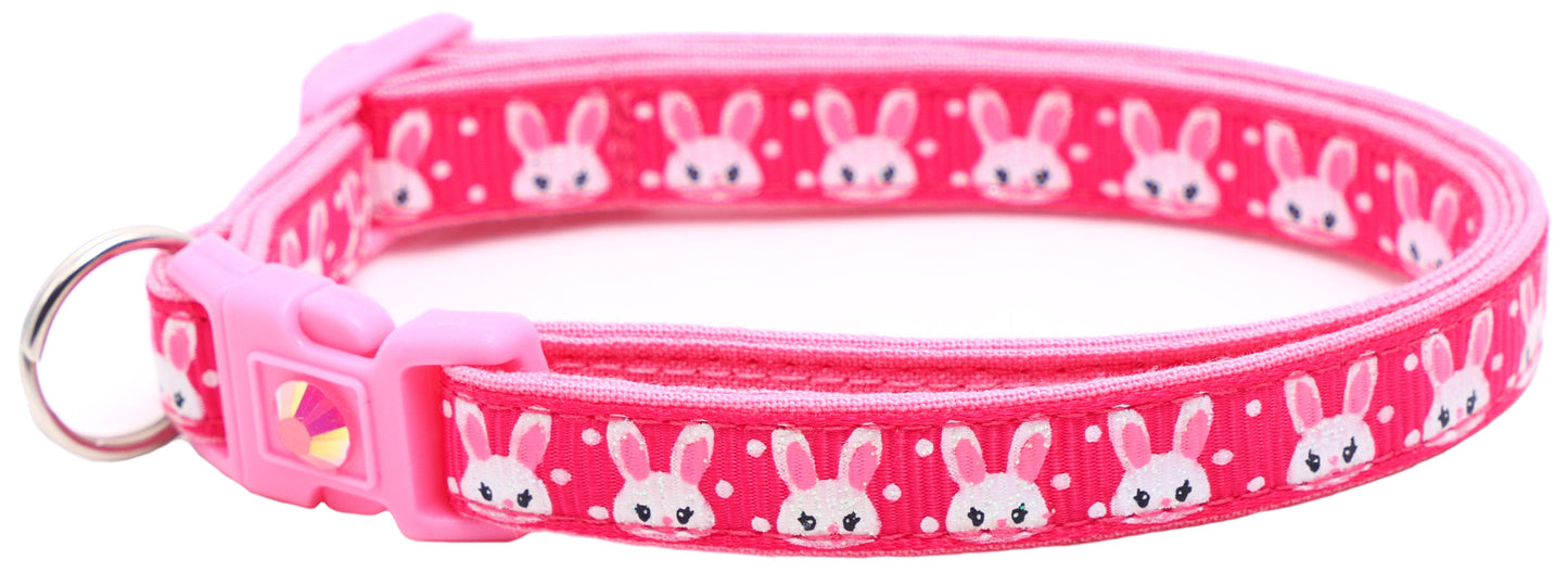 Bunny Faces Breakaway Cat Collar-37