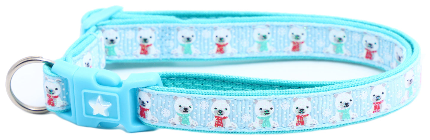 Polar Bears Breakaway Cat Collar-20