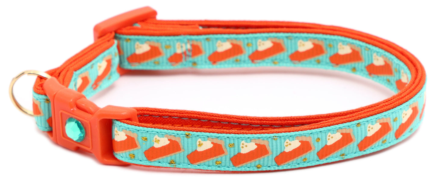 Pumpkin Pie Slices Breakaway Cat Collar-38