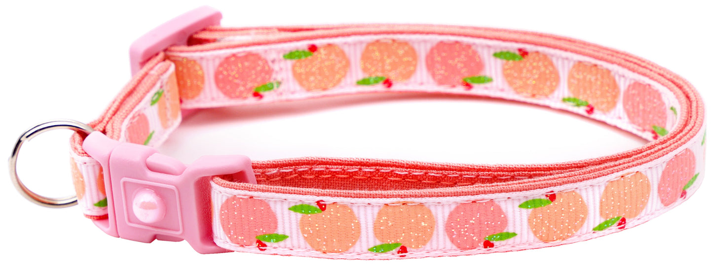Peach Breakaway Cat Collar-31