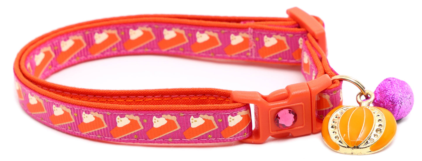 Pumpkin Pie Slices Breakaway Cat Collar-31