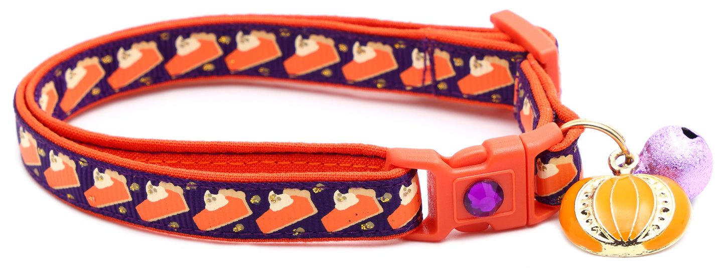 Pumpkin Pie Slices Breakaway Cat Collar-30