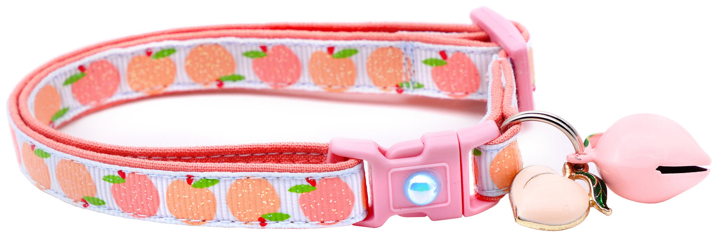 Peach Breakaway Cat Collar-23