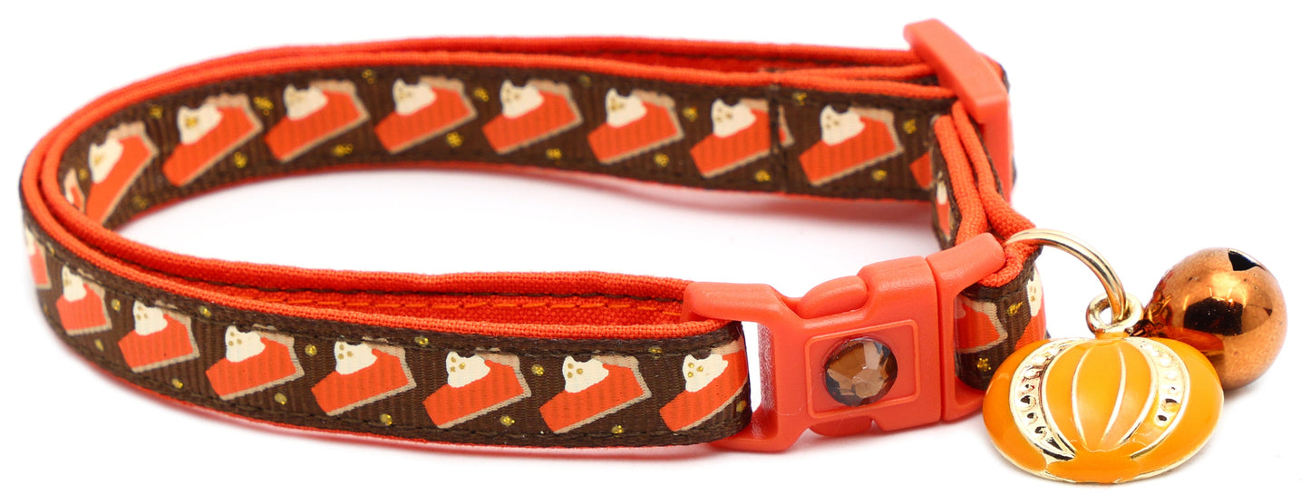 Pumpkin Pie Slices Breakaway Cat Collar-4