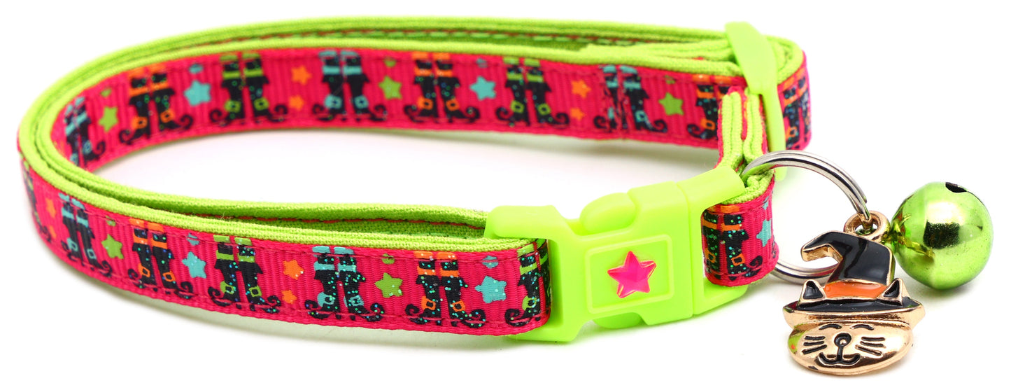Witchy Boots Breakaway Cat Collar-15