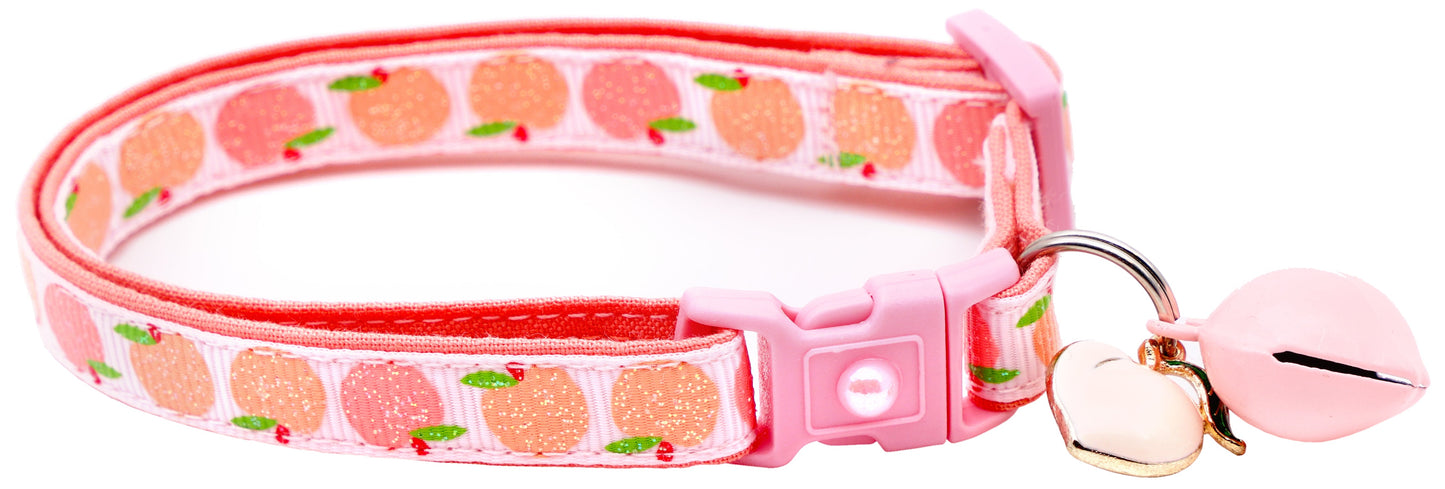 Peach Breakaway Cat Collar-24