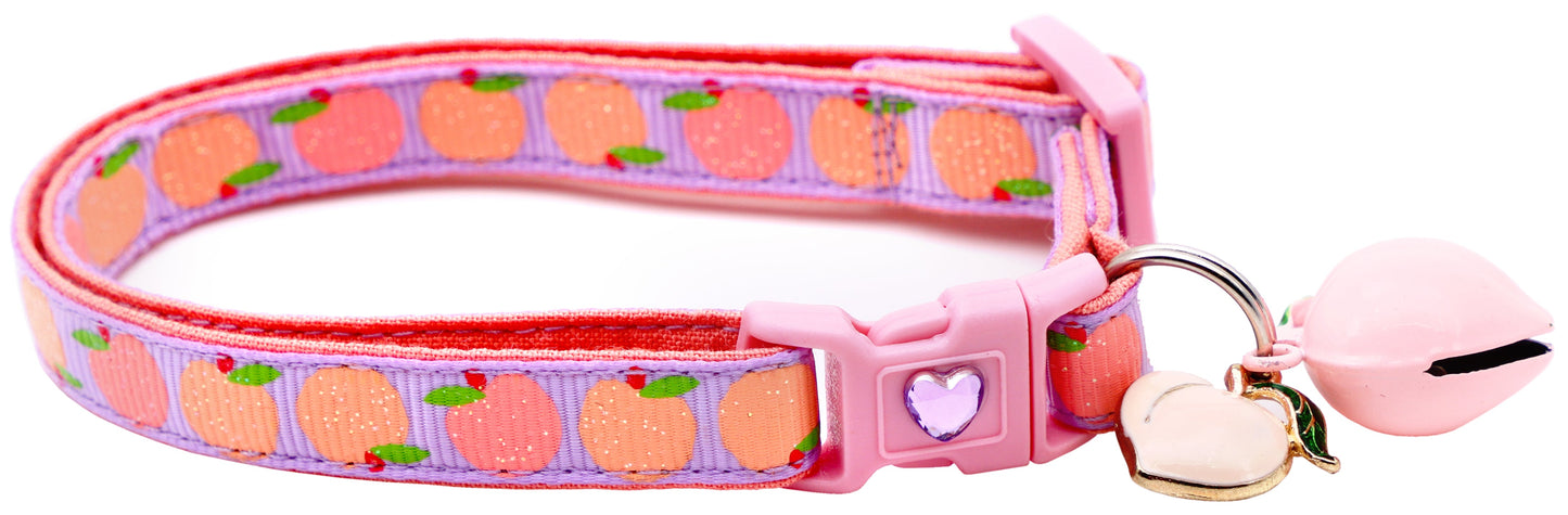Peach Breakaway Cat Collar-25