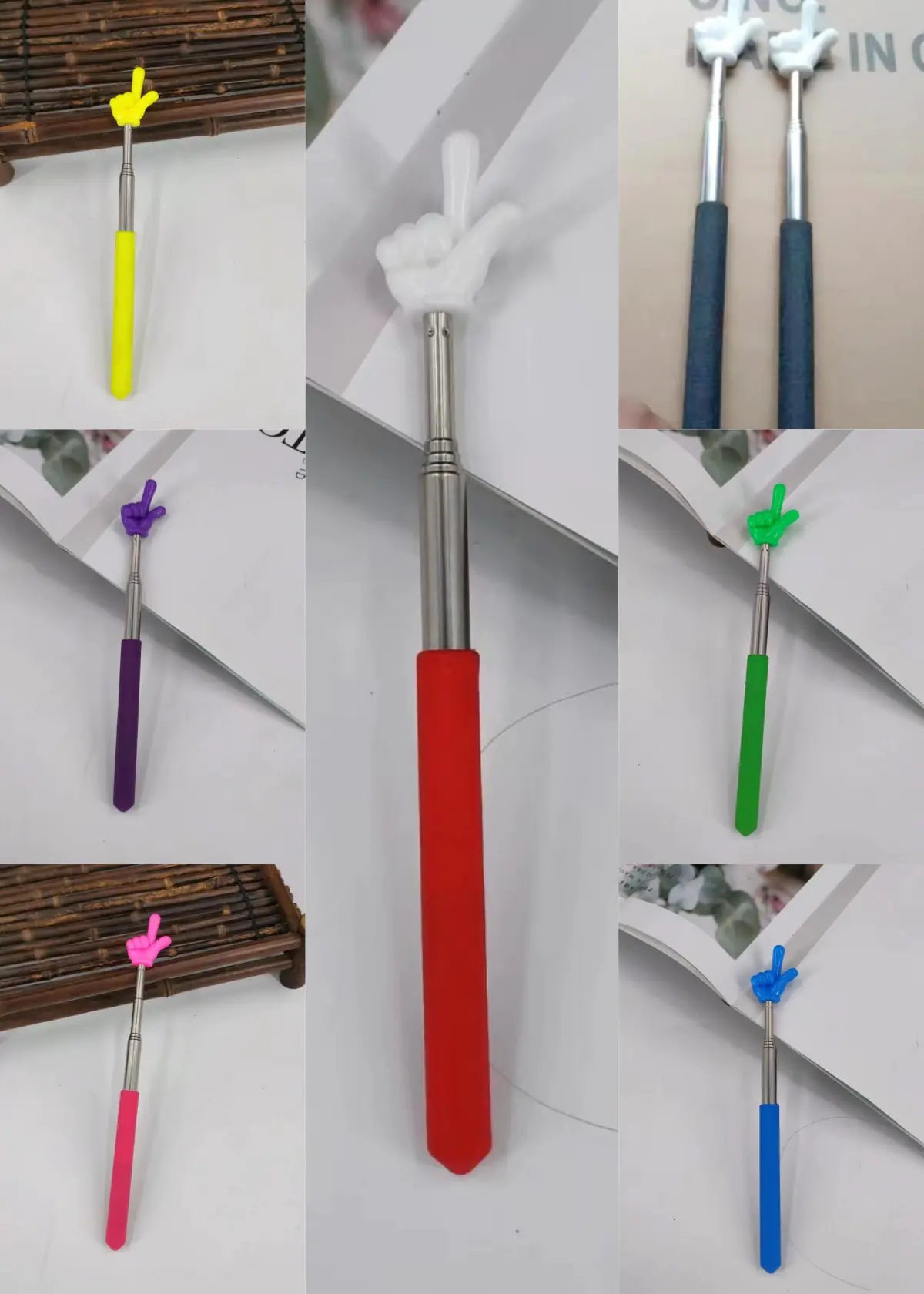 Retractable Teaching Pointer for Children's Reading