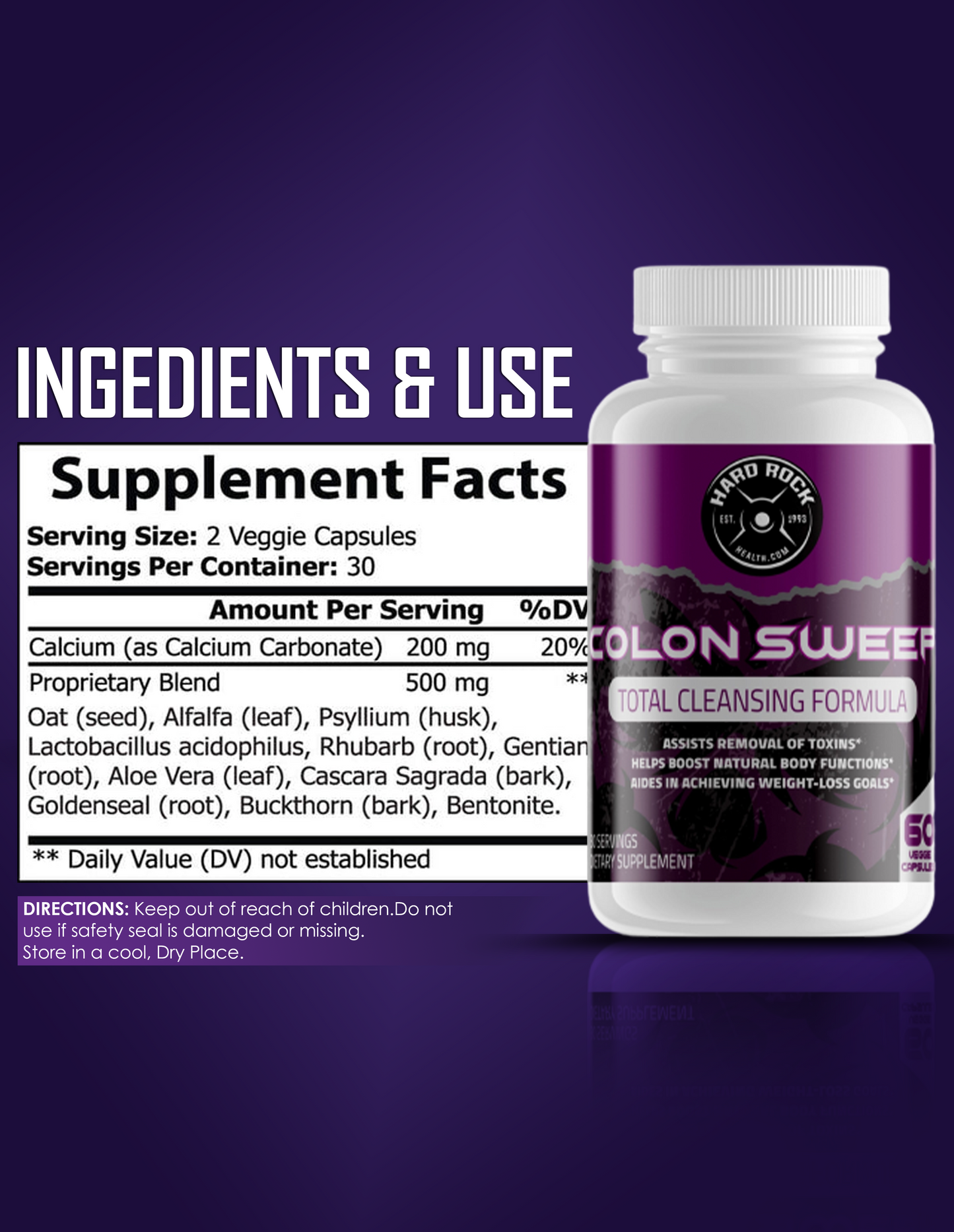 Colon Sweep- Colon Cleanse And Body Detox (60 capsules)-2