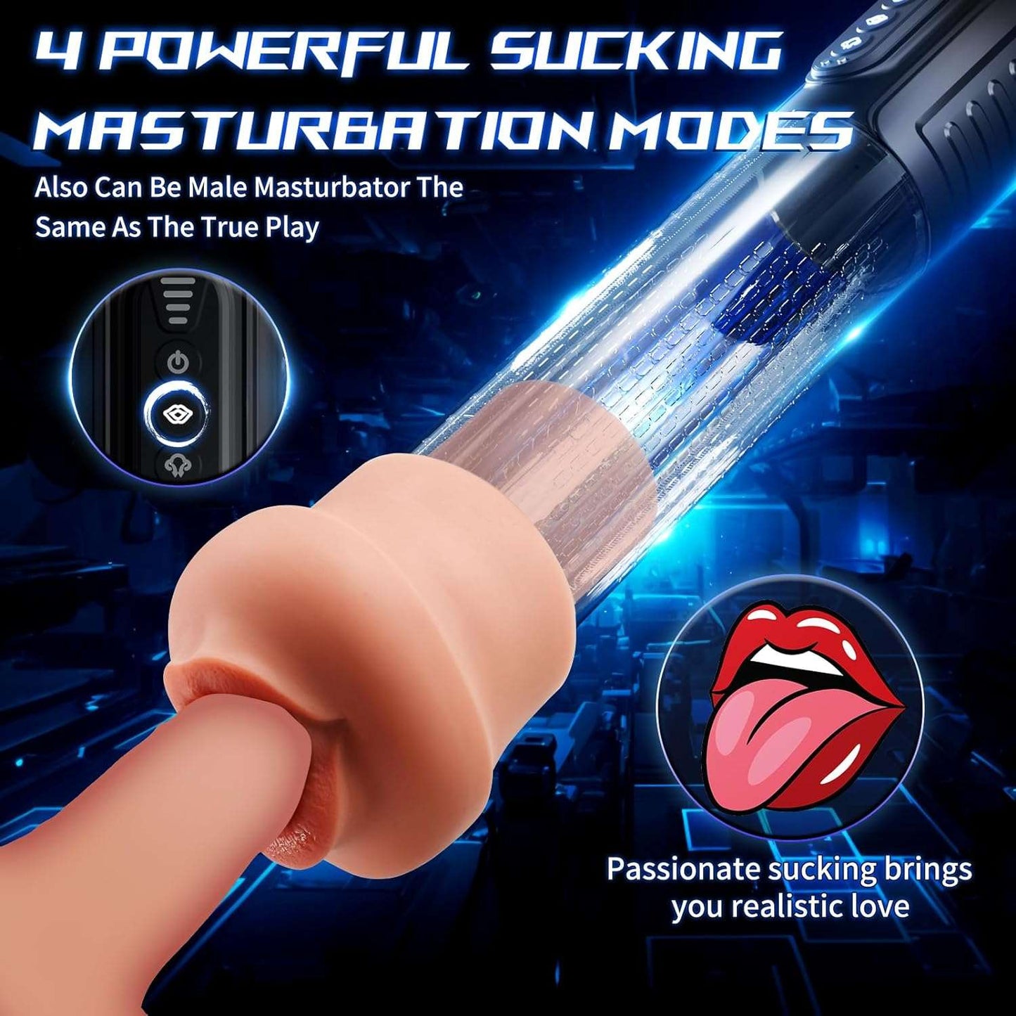 Realistic Vagina Chamber Male Masturbator-1