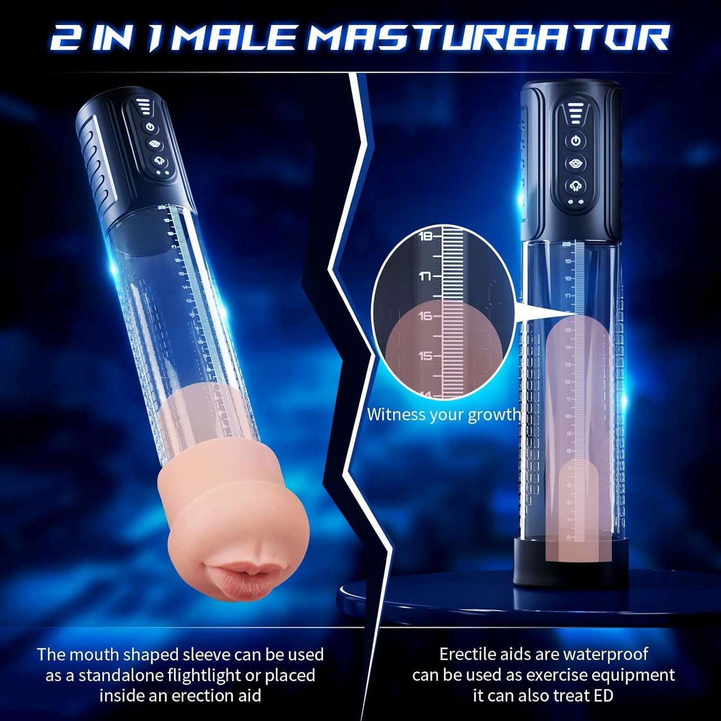 Realistic Vagina Chamber Male Masturbator-2
