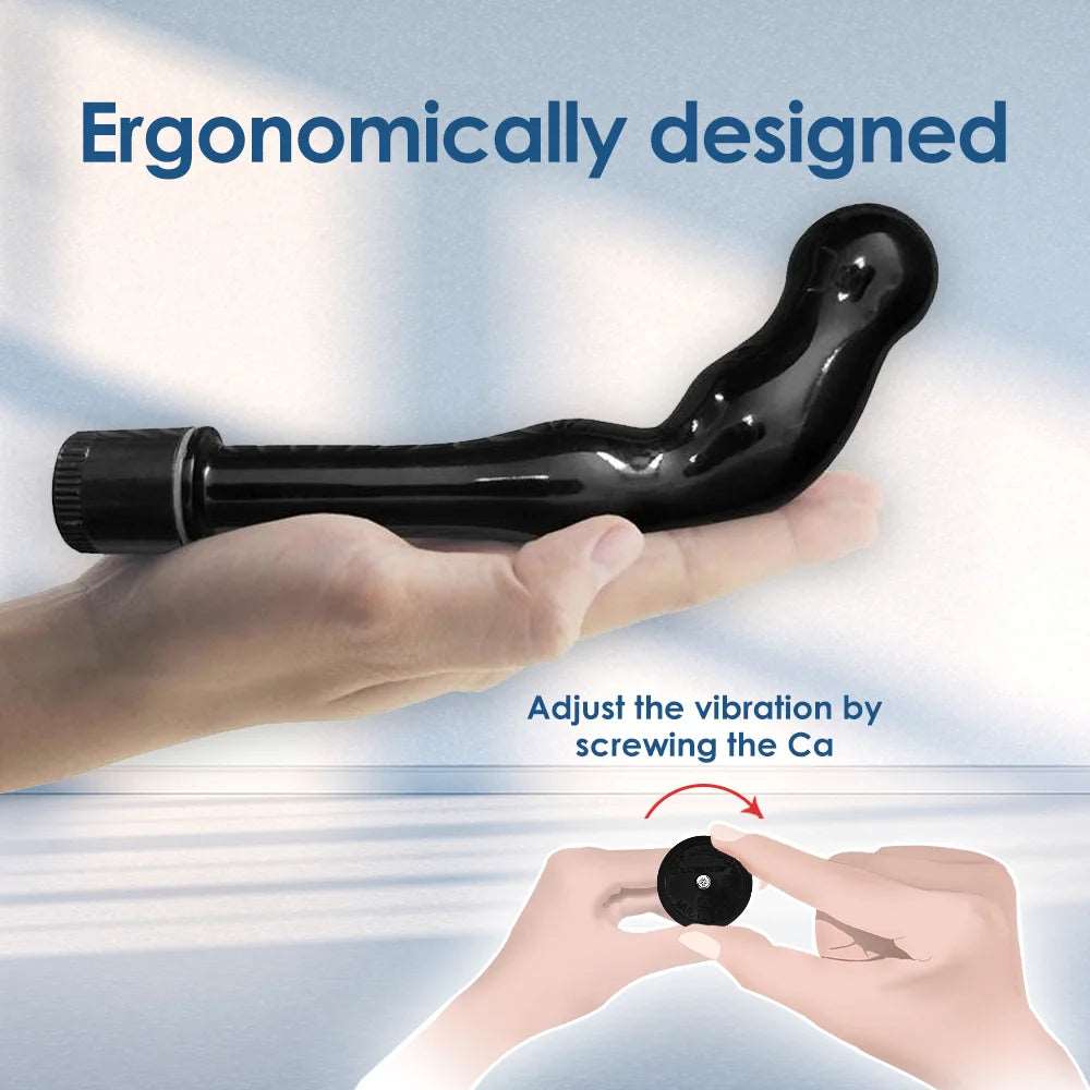 Premium Intense Curved Anal Vibrator-3