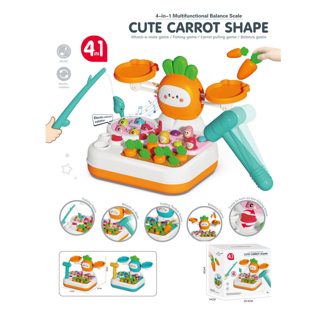 Chipolino 4az1-ben egyensúlyozó készségfejlesztő játék-0