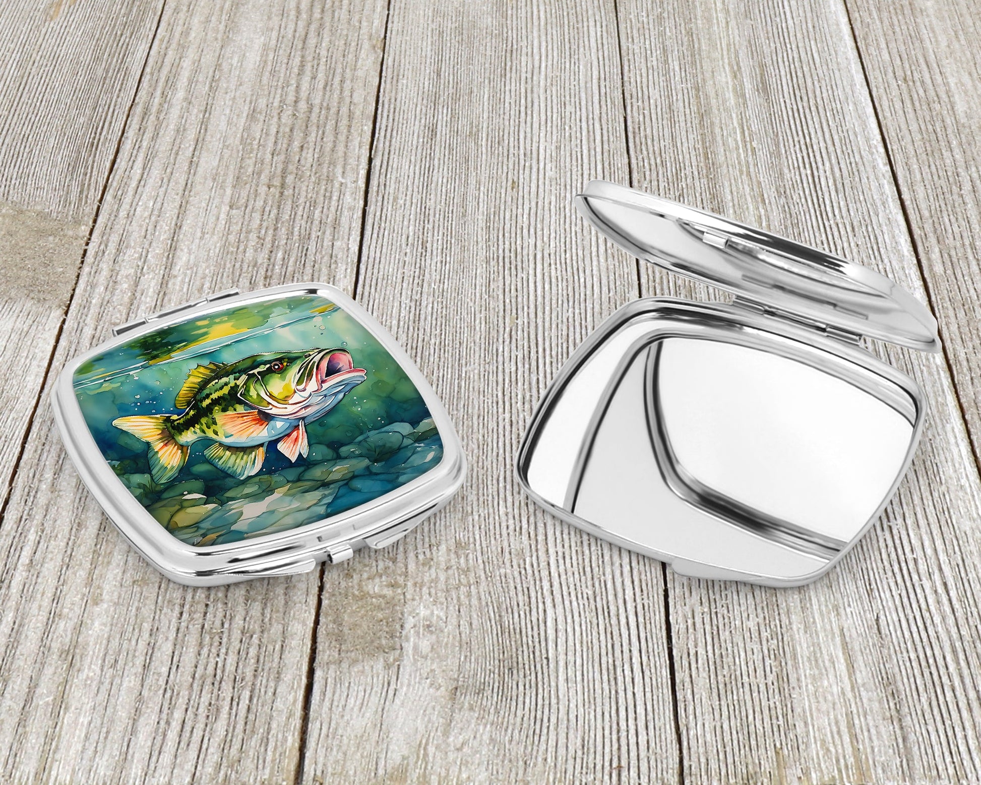 Largemouth Bass Compact Mirror-2