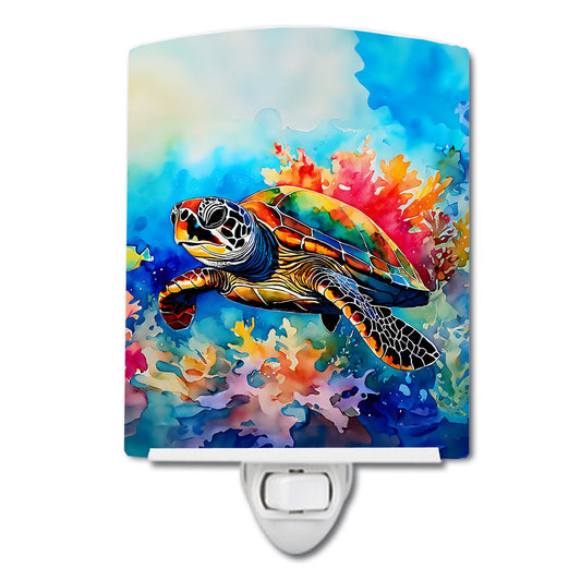 Loggerhead Sea Turtle Ceramic Night Light-0