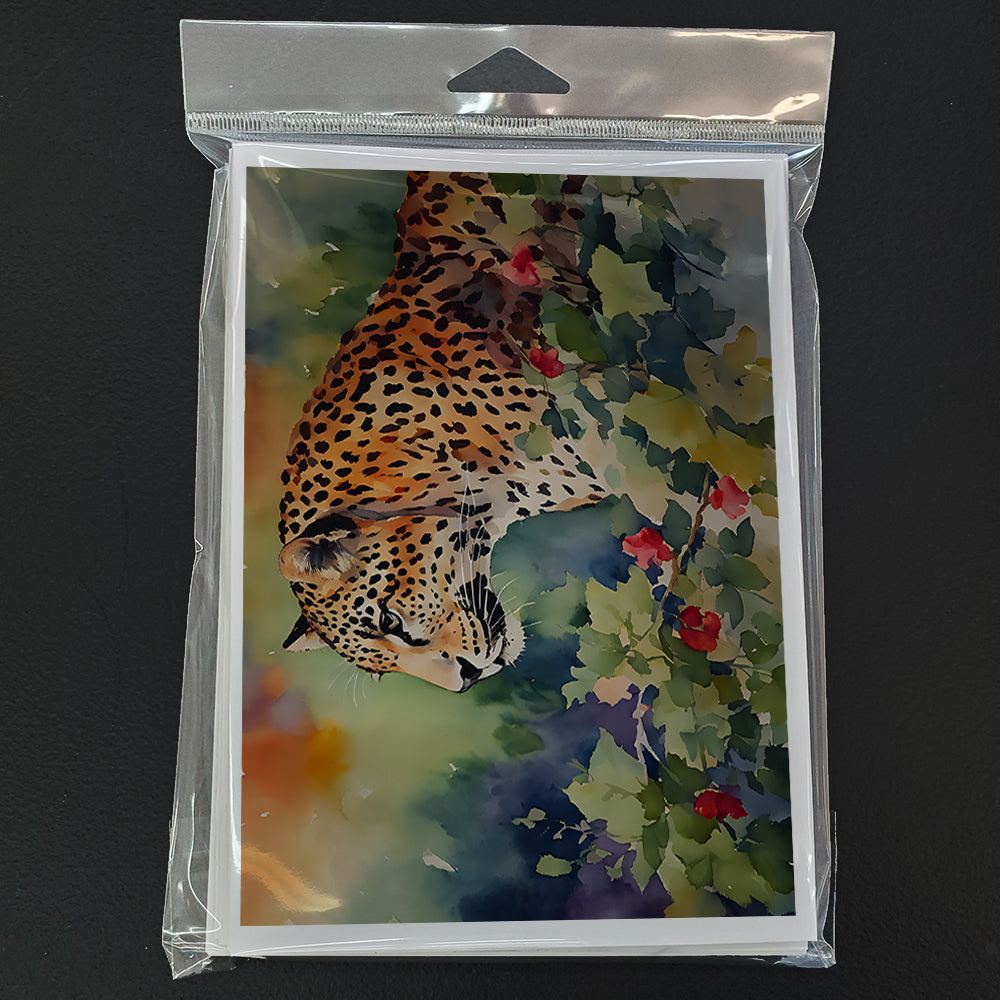 Leopard Greeting Cards Pack of 8-2
