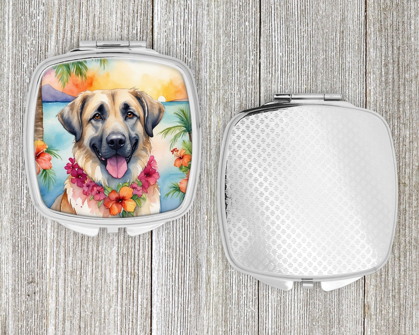Anatolian Shepherd Luau Compact Mirror-3