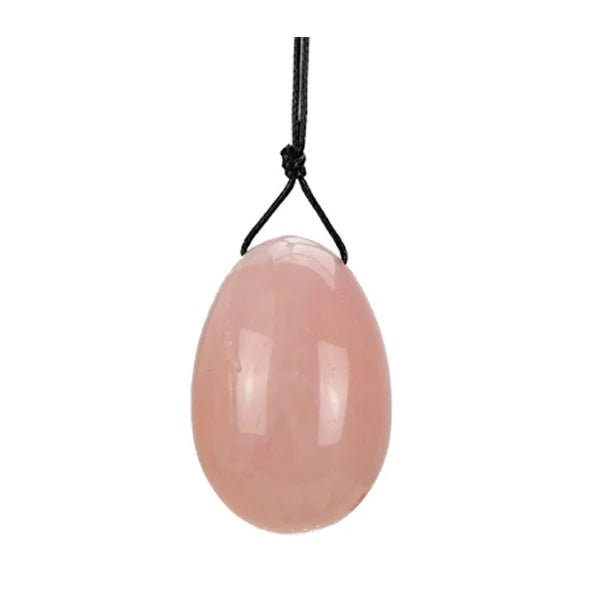Natural Rose Quartz Egg Massage Stone for Women