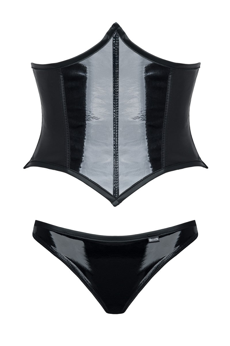 schwarzes Set Cindy - XXL-0