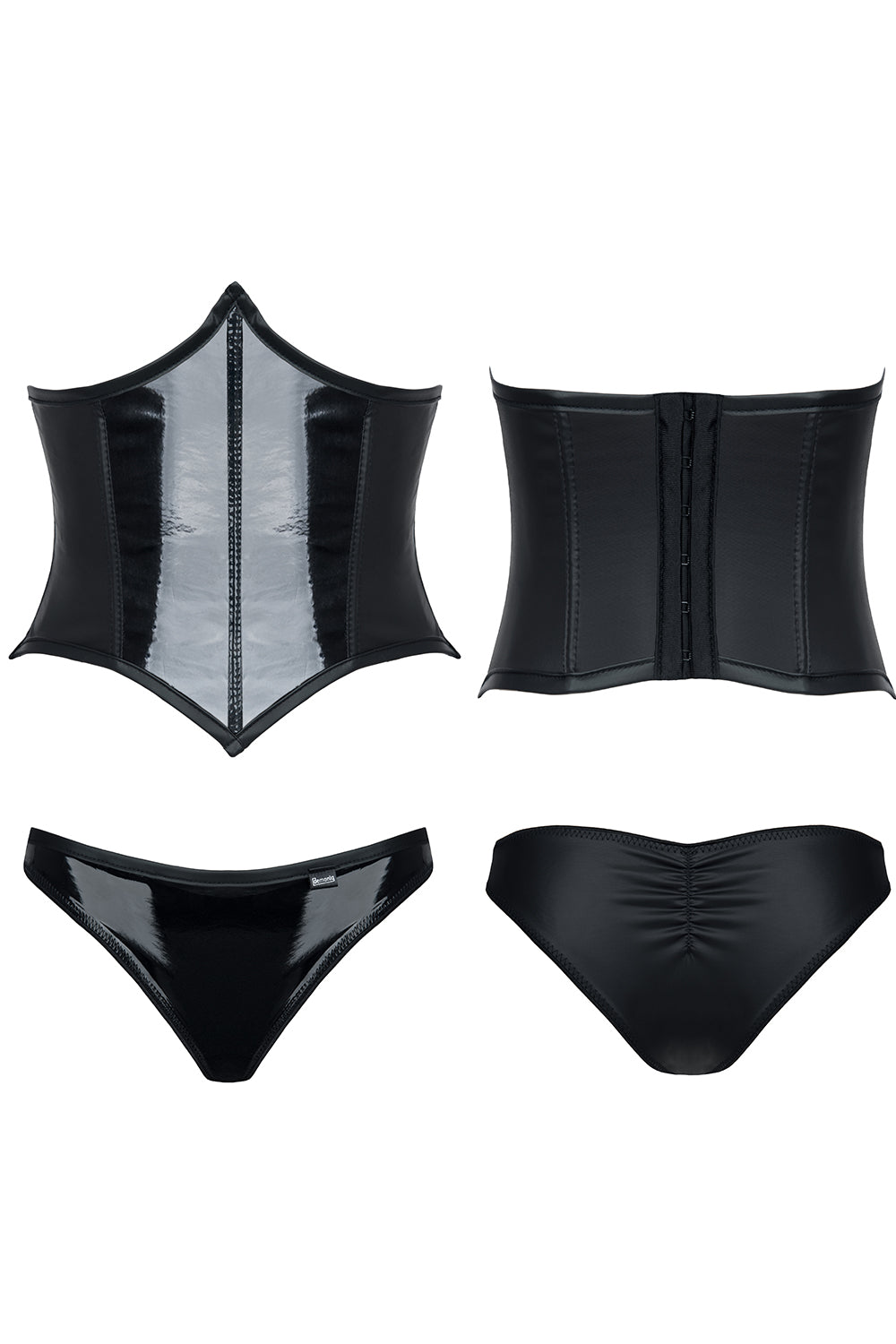 schwarzes Set Cindy - XXL-4