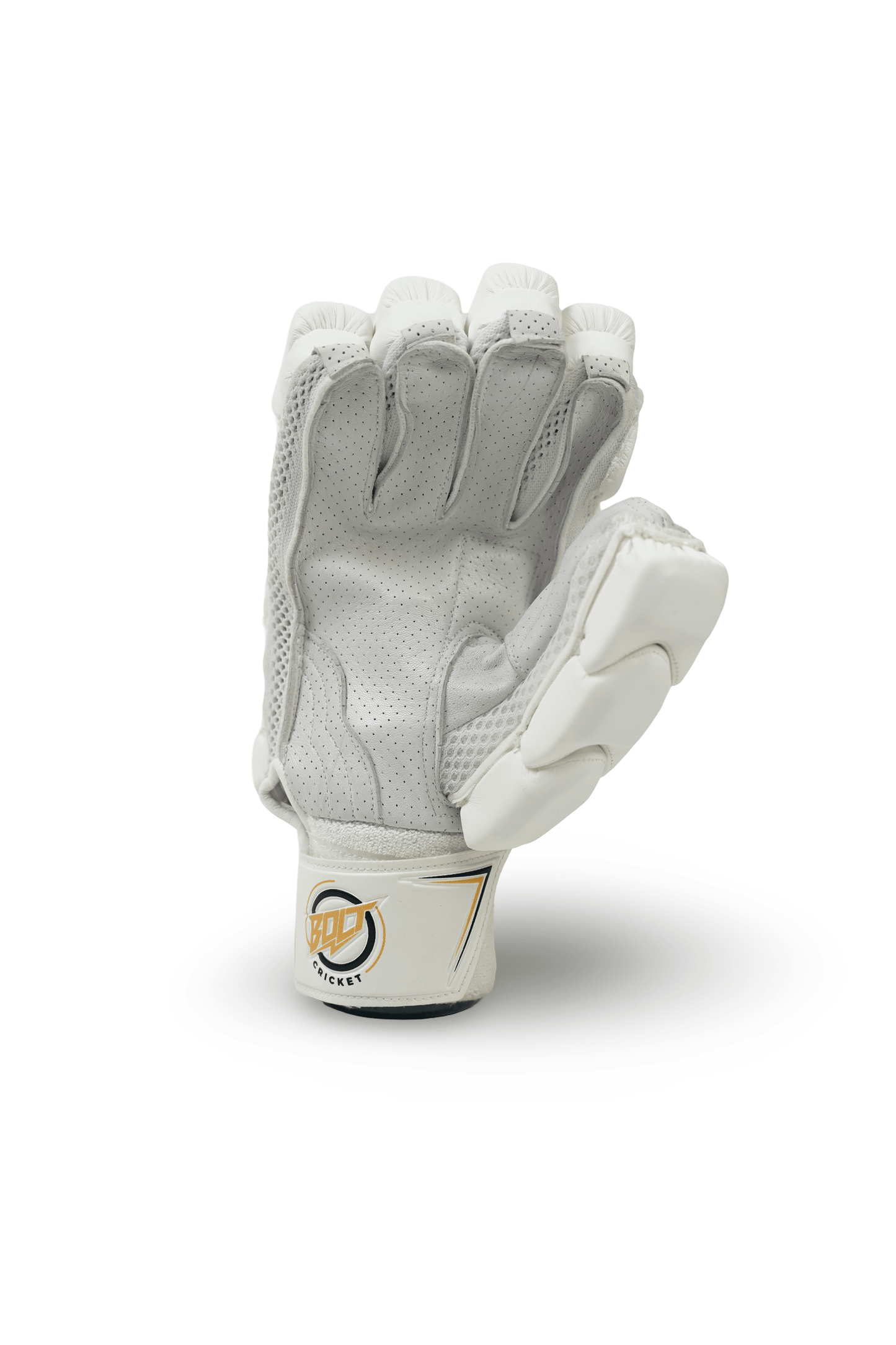 Bolt Predator Batting Gloves - White-1