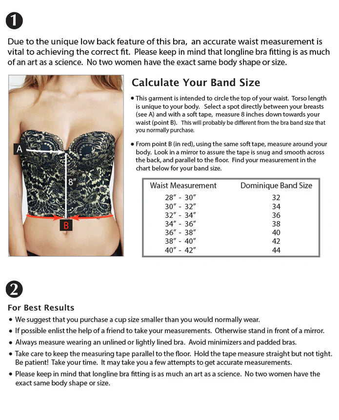 Deep Plunge Lace Bustier Dominique Estrada Gold-4