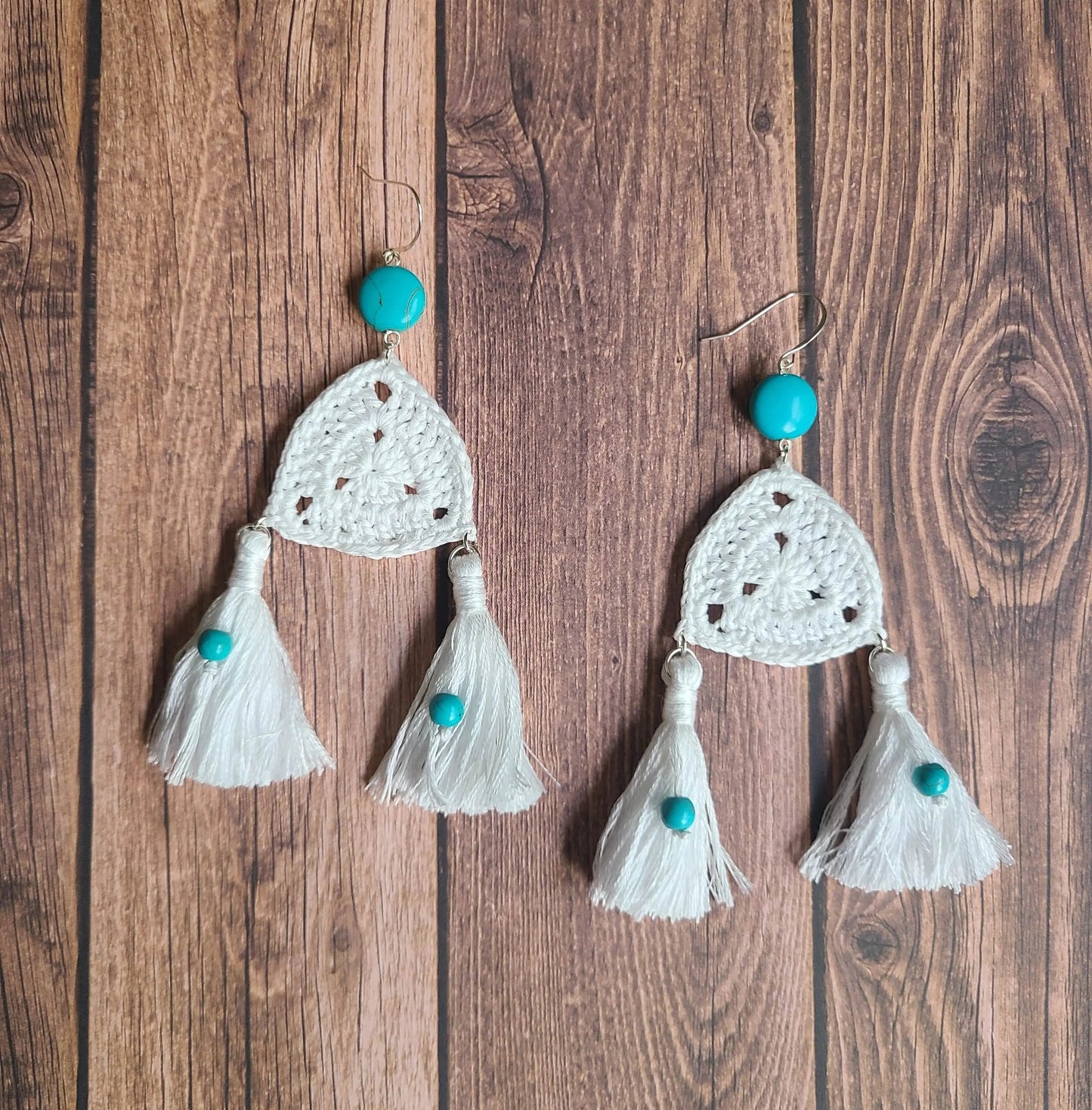 Double Tassel Earrings-5