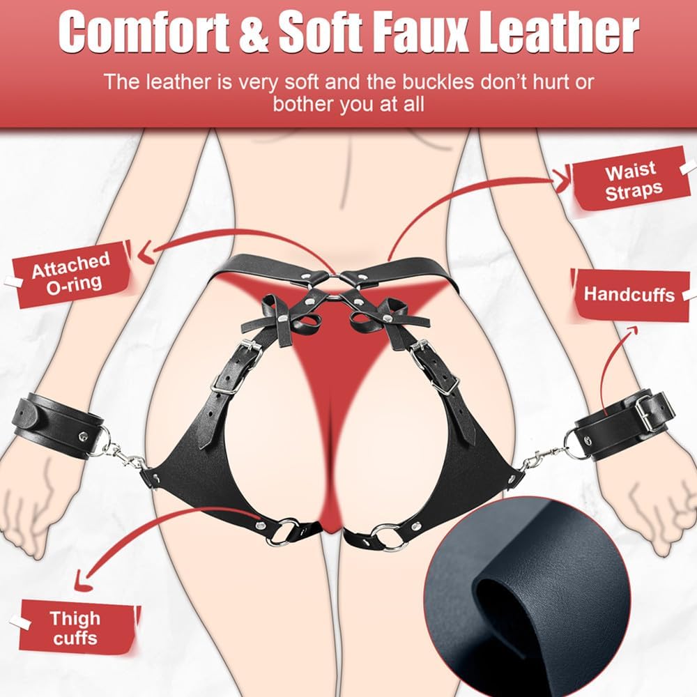 BDSM Hip & Thighs Restraints-2