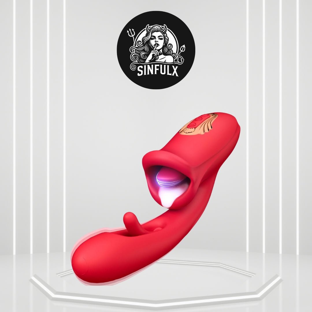 Dual-Stimulation Clitoral and G-Spot Vibrator Dildo-0