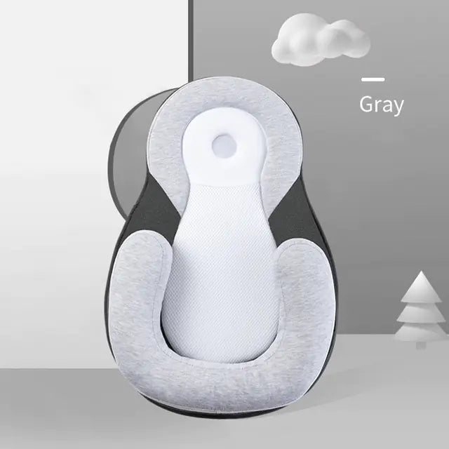 Newborn Anti-Roll Shaped Pillow for Head Correction