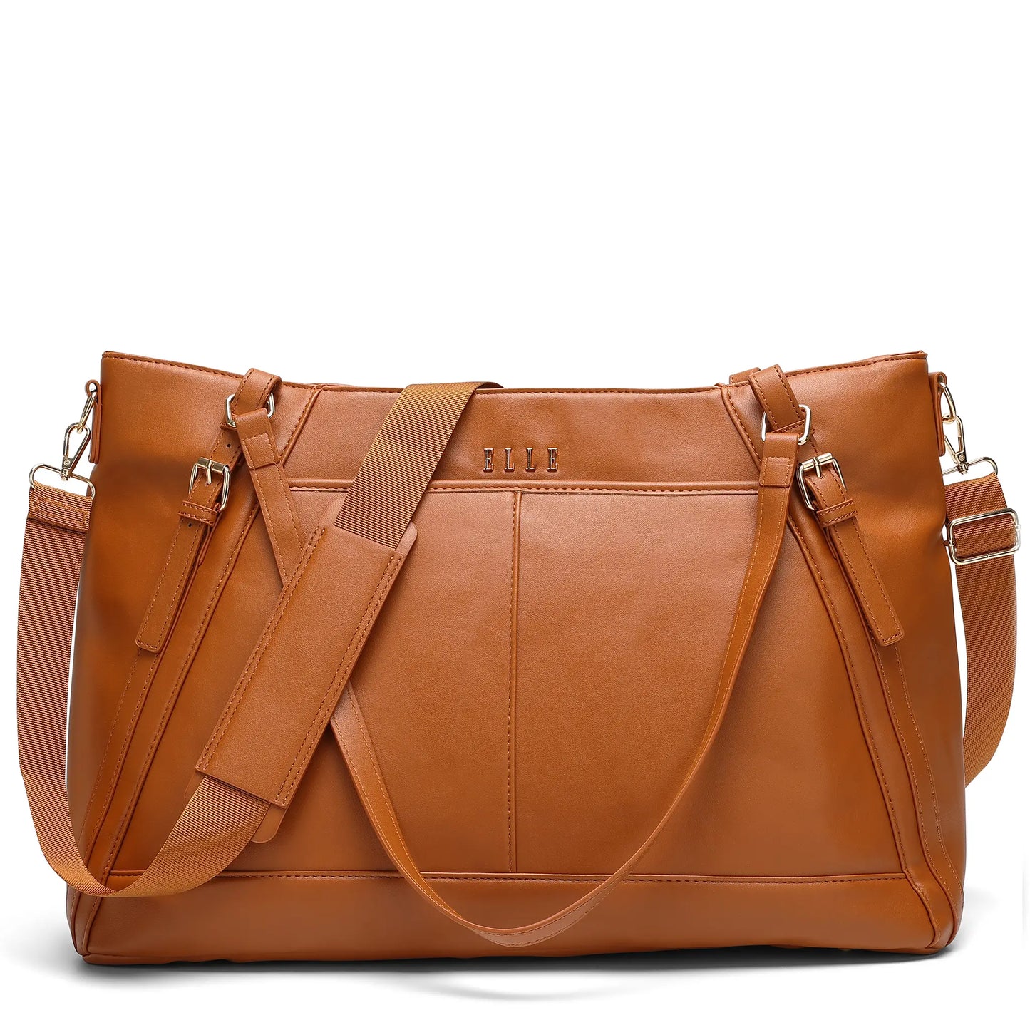 Leisure Luxe 33L Vegan Leather Weekender Tote Bag-0