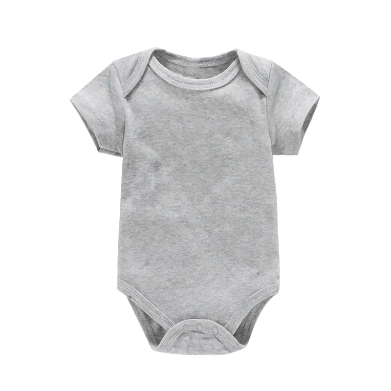 Baby Solid Color Cotton Romper