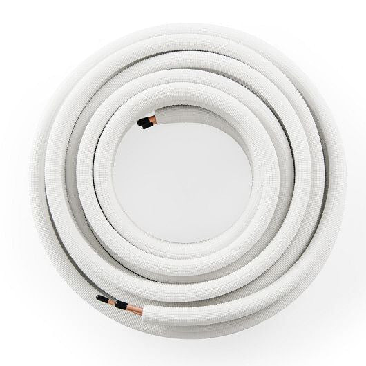 50 Feet Mini Split Line Set with 1/4 Inch and 3/8 Inch O.D. Copper Pipes Tubing-4