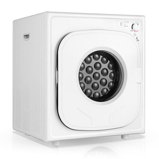 1500W Compact Laundry Dryer with Touch Panel-White-4