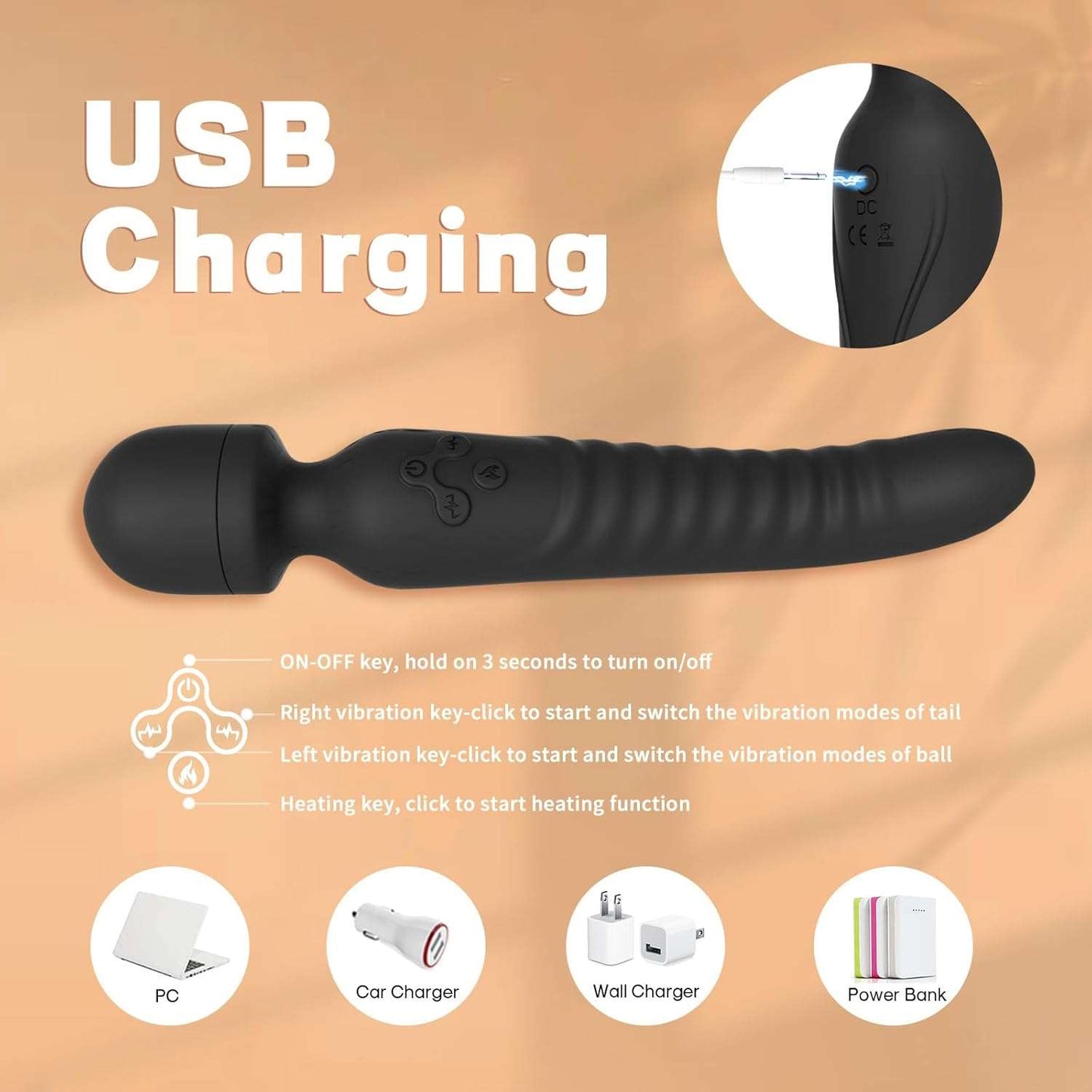 EcstasyCurve G-Spot Vibrator Sex Wand-3