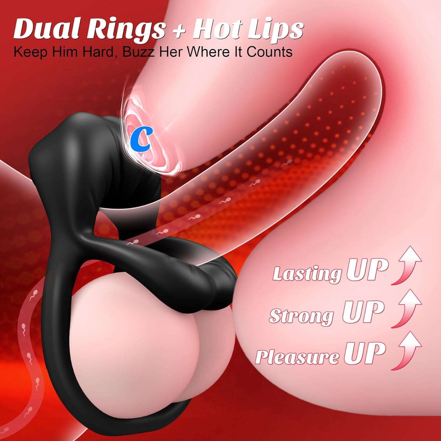EdgeBand Vibrating Penis Ring Clitoris Stimulator-2