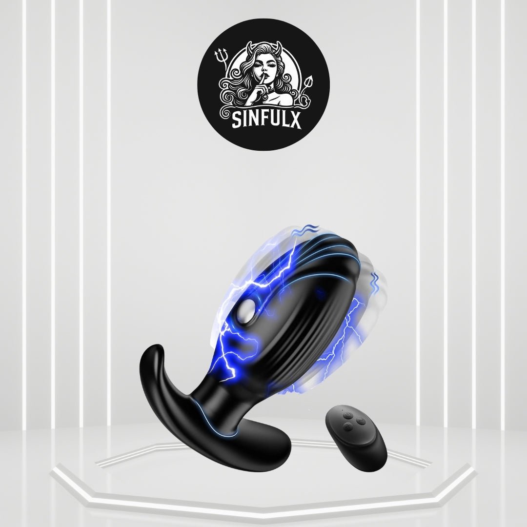 Electric Shock Butt Plug Vibrator-0