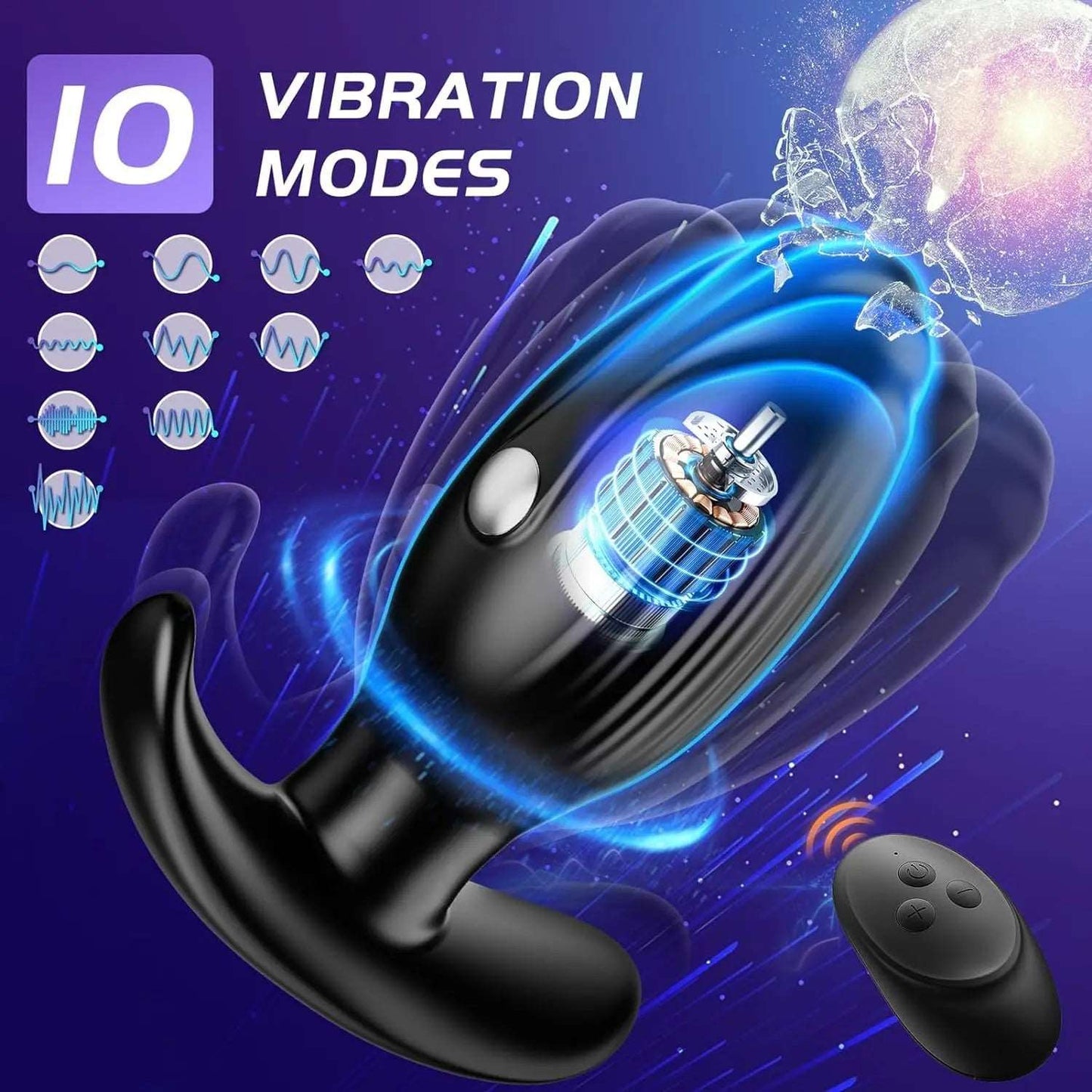 Electric Shock Butt Plug Vibrator-2