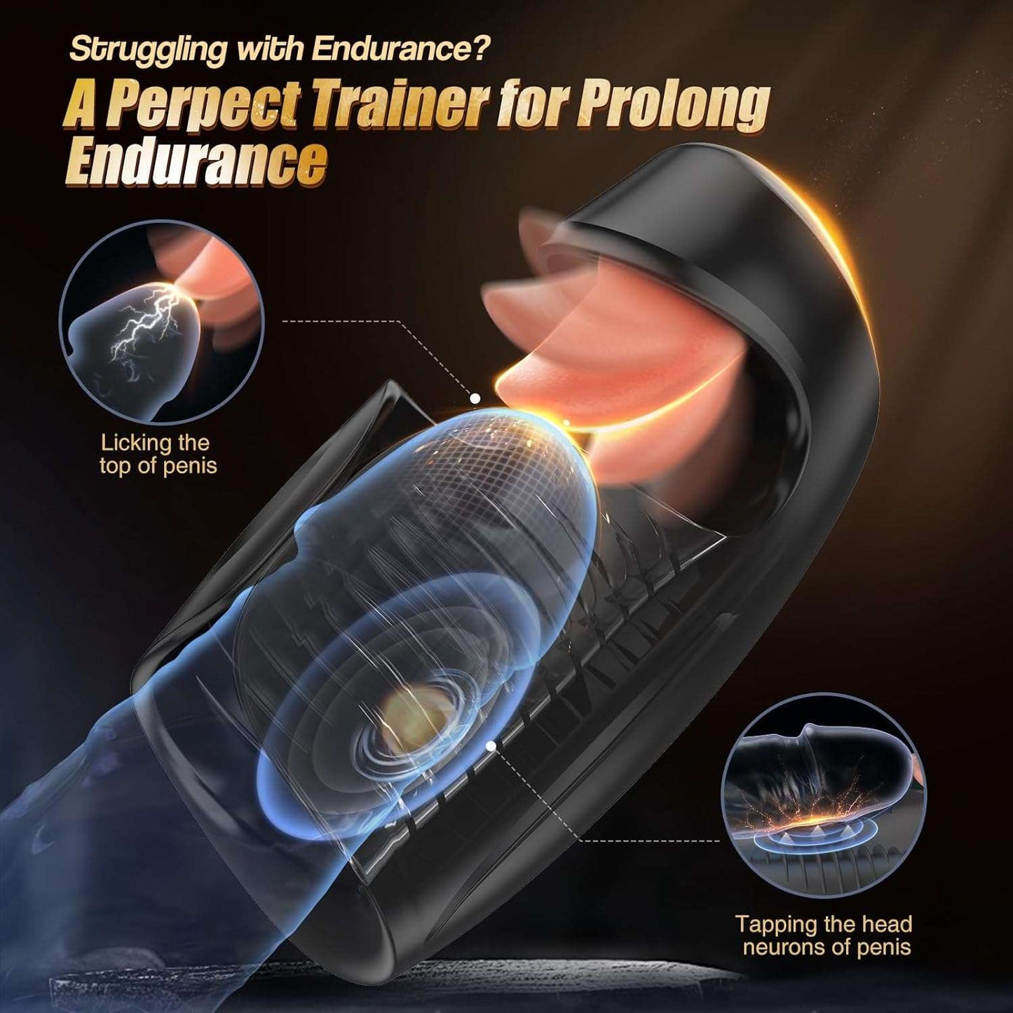 NovaGlide Prolong Endurance Male Masturbator-1