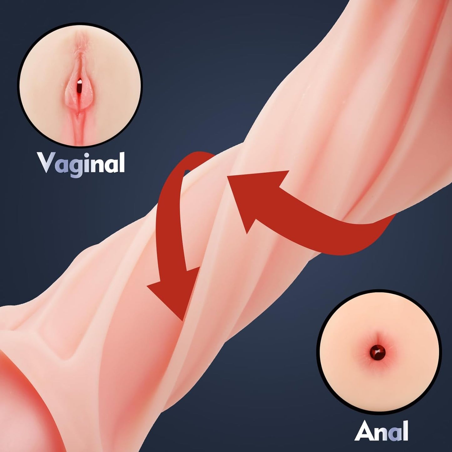 EuphoricBond Open Ended Vibrating Male Masturbator-3