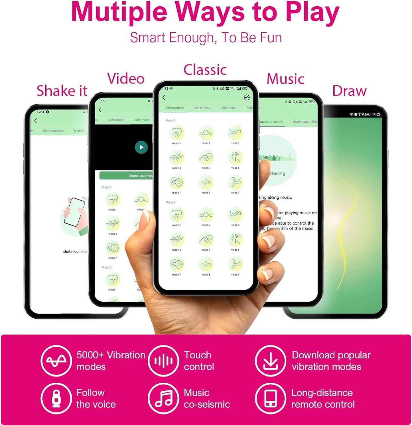 FlareQuake Remote Control Couples Vibrator-3