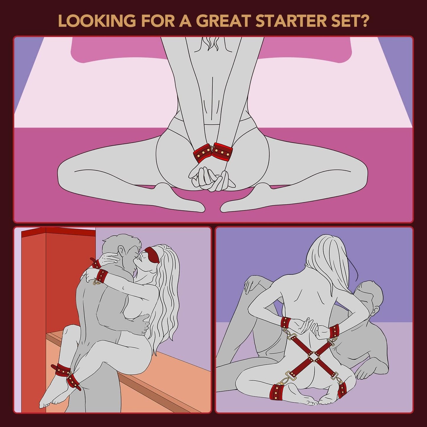 Foreplay BDSM Bondage Kit-1