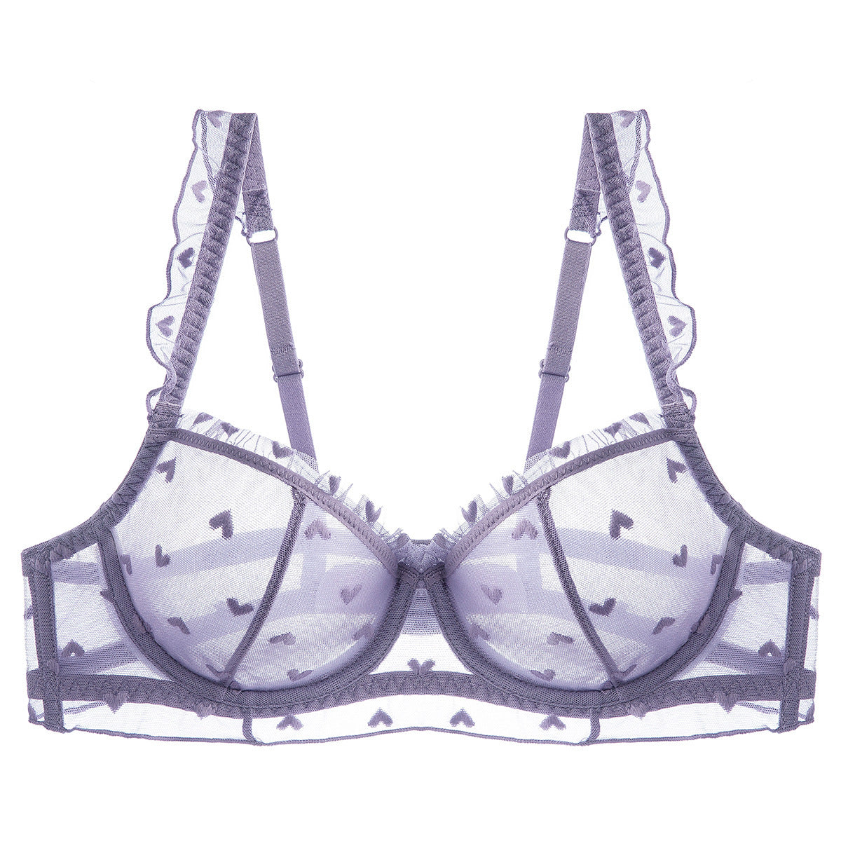 French Style Lace Minimizer Bra with Side Support For Large Chests, Upper East Side, BYMANYC New York.-6