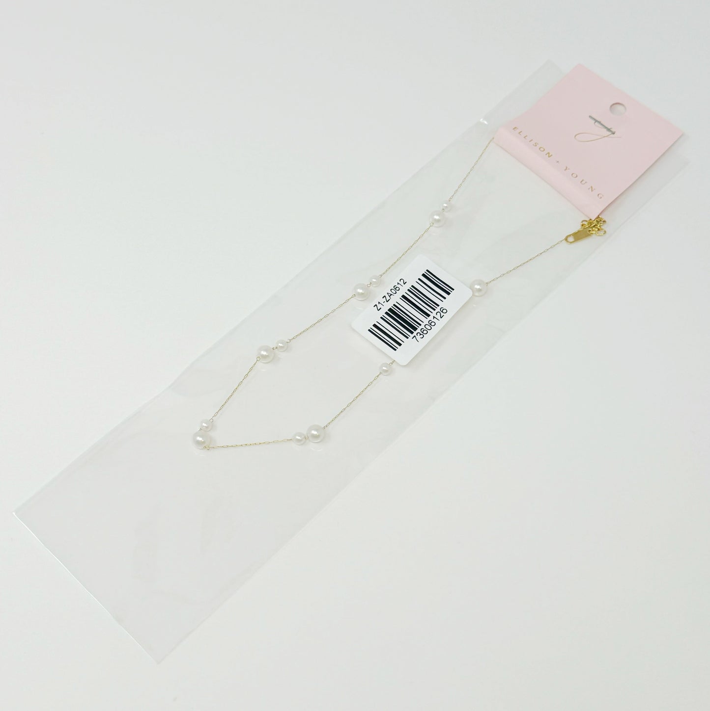 Lovely Lady Dainty Pearl Necklace-4
