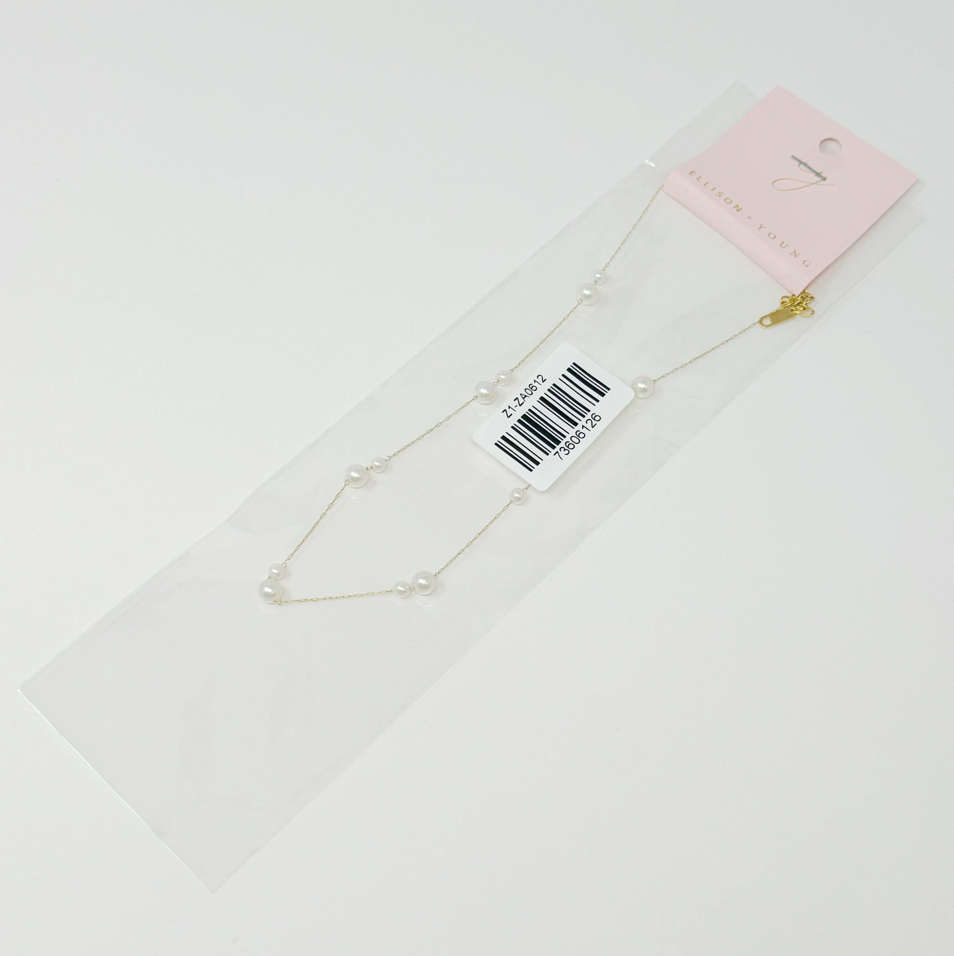 Lovely Lady Dainty Pearl Necklace-4