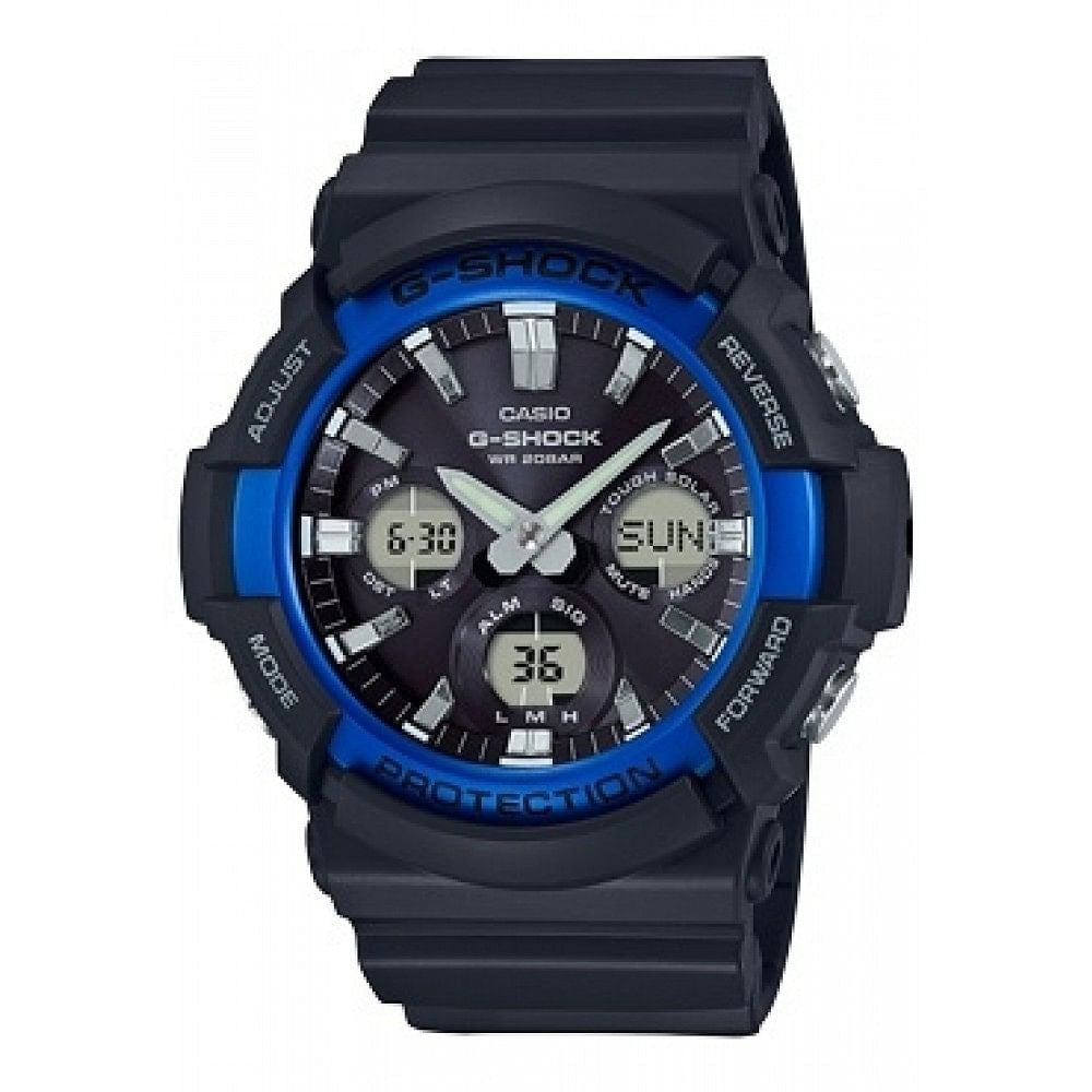 Casio Men's GAS100B-1A2 G-Shock Tough Solar Watch-0