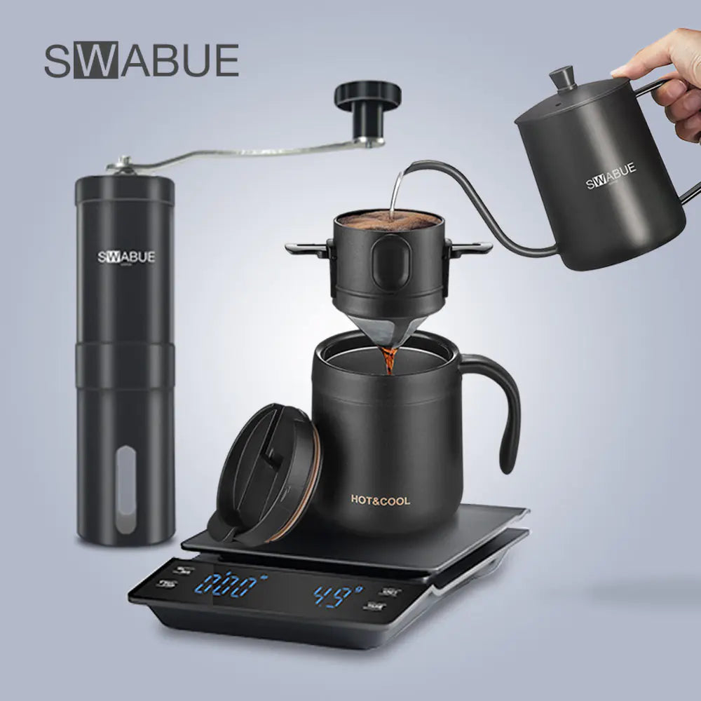 Portable Camping V60 Coffee Set with Mug and Filter