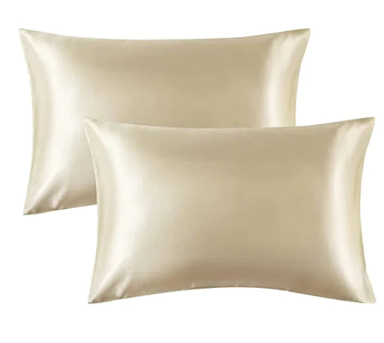 SKYNIGHT Pillow Case 75D Satin-Like Fabric (One Pair)