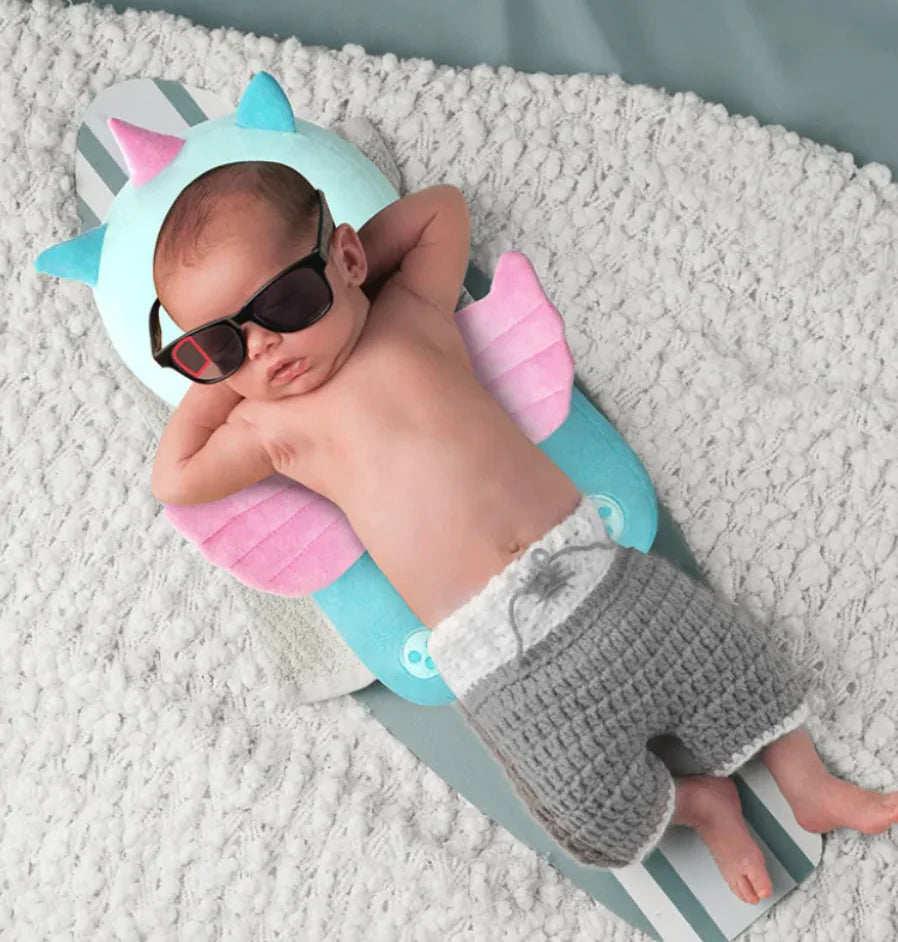 Tencel Baby Safety Pillow with Anti-Fall Design